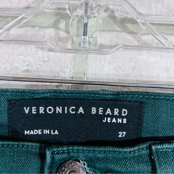 Veronica Beard Debbie High Rise Skinny Jeans in Evergreen Size 27 - Picture 6 of 10